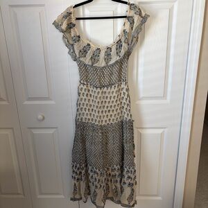 Vintage 1970’s Indian Cotton Boho Dress